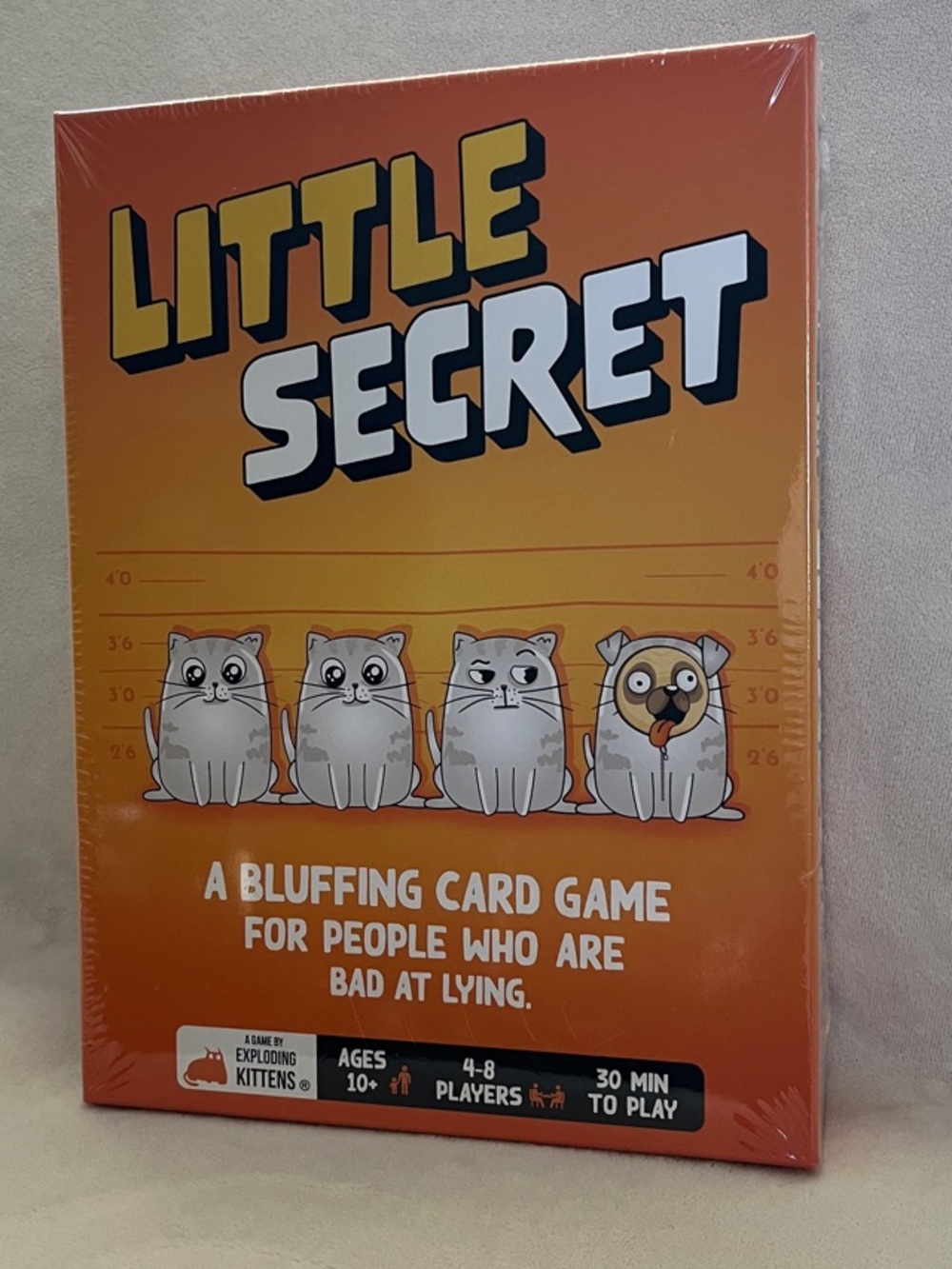 Little Secret Bluffing Card Game — Orange